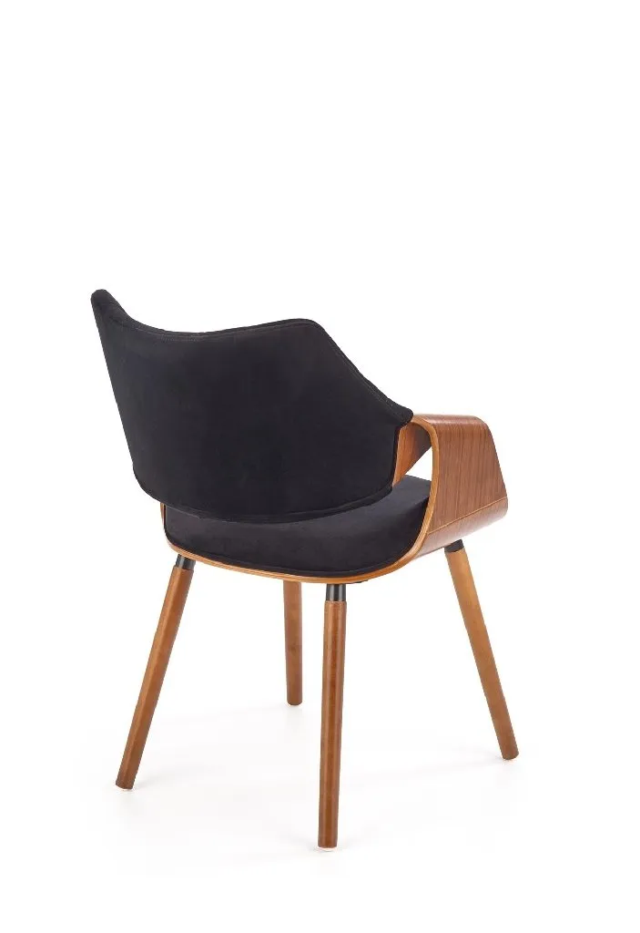 ZO-ZF100822-8 K396 kėdė walnut ir juoda spalva moderniam interjerui