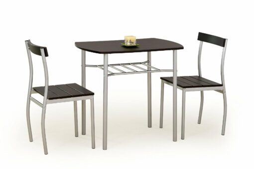 LANCE table + 2 chairs spalva: wenge