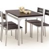 MALCOLM table + 4 chairs spalva: wenge