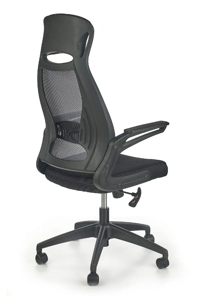 ZO-ZF101311-2 Juoda SOLARIS biuro kėdė su ergonomišku atlošu