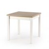 GRACJAN table spalva: sonoma oak / white