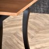 Stalas WINDSOR table, spalva: dark oak/black