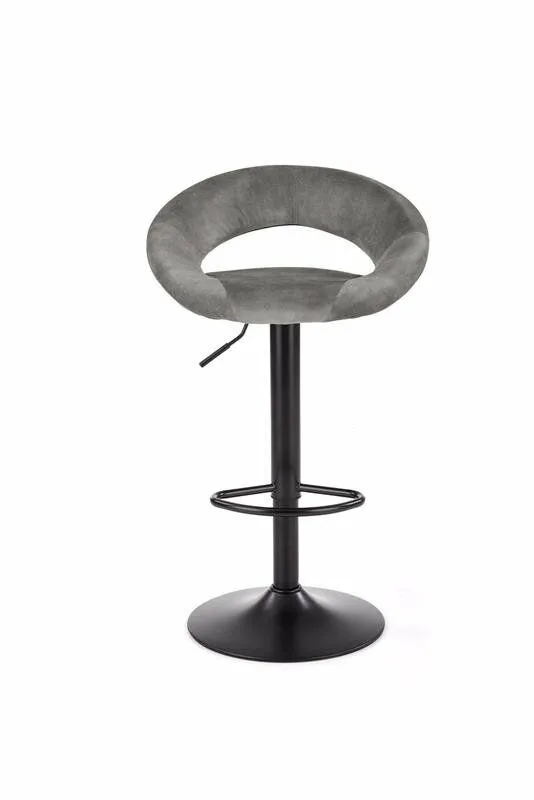 BA-HA210832-6 Pilka baro kėdė H102 su moderniu dizainu