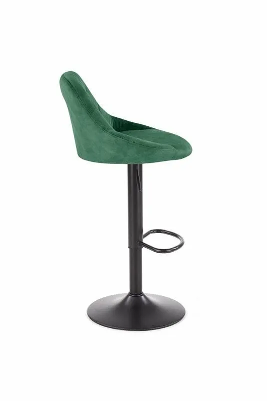BA-HA210833-2 Tamsiai žalia baro kėdė H101 su elegantišku dizainu