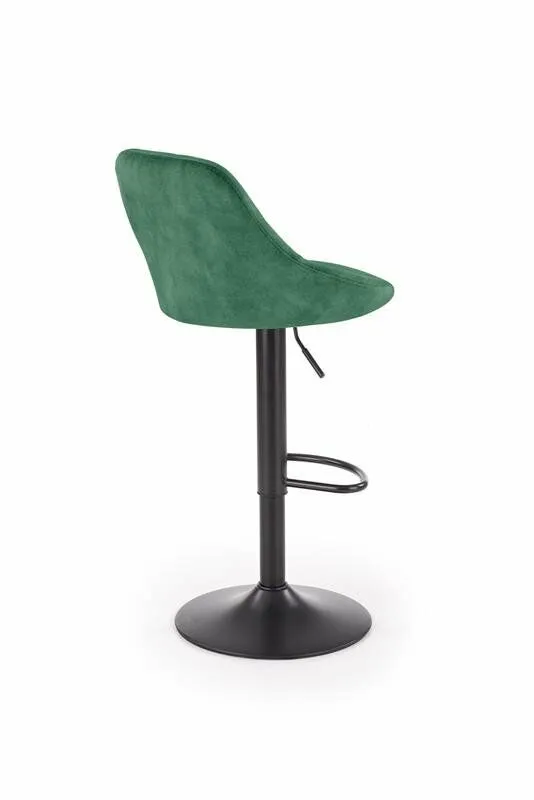 BA-HA210833-3 Tamsiai žalia baro kėdė H101 su elegantišku dizainu