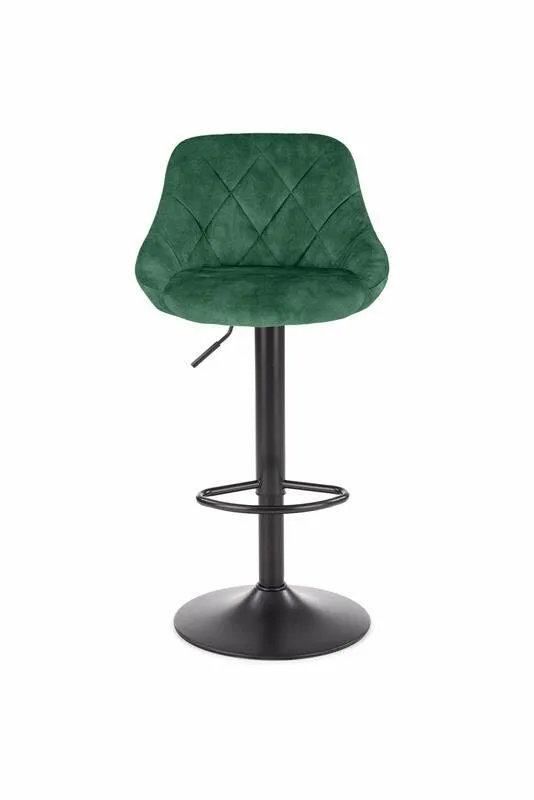 BA-HA210833-7 Tamsiai žalia baro kėdė H101 su moderniu dizainu