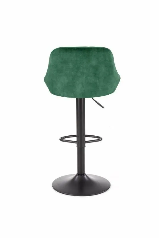 BA-HA210833-9 Tamsiai žalia baro kėdė H101 su elegantišku dizainu