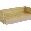 MOBIUS biuro stalas 2S Spalva: hikora ąžuolas / baltas