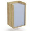 MOBIUS cabinet 1D Spalva: hikora oak/light blue