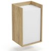 MOBIUS cabinet 1D Spalva: hikora oak/white