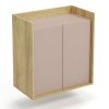 MOBIUS cabinet 2D Spalva: hikora oak/white