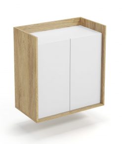 MOBIUS cabinet 2D Spalva: hikora oak/white