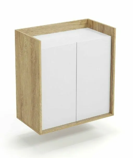 MOBIUS spintelė 2D Spalva: hikora ąžuolas / balta