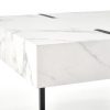 Kavos staliukas BLANCA c. table white marble / juoda