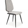 Metalinė kėdė K424 chair Spalva: grey/juoda