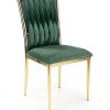 Metalinė kėdė K436 chair Spalva: dark green / gold