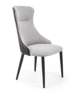 Metalinė kėdė K434 chair Spalva: light grey / juoda