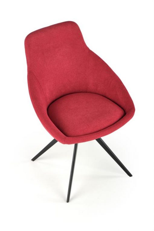 Metalinė kėdė K431 chair Spalva: red