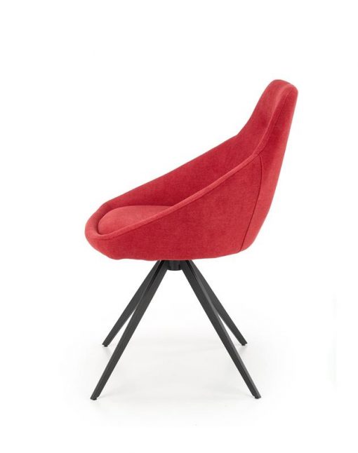 Metalinė kėdė K431 chair Spalva: red