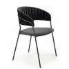 Metalinė kėdė K426 chair Spalva: juoda