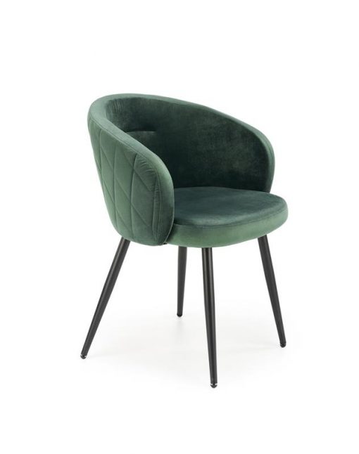 Metalinė kėdė K430 chair Spalva: dark green