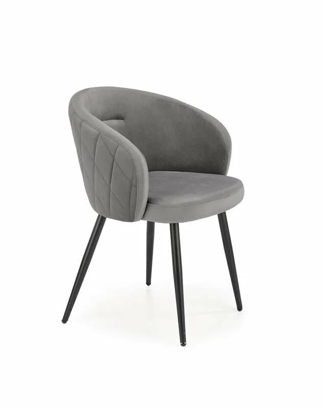 BA-HA211021-1 Metalinė kėdė K430 kėdė Spalva: pilka