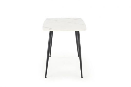 Stalas MARCO table, Spalva: top - white marble, legs - juoda