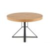 Stalas MERCY extension table, Spalva: top - golden oak, legs - juoda