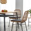 Stalas JACKSON table, Spalva: top - golden oak, legs - juoda