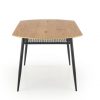 Stalas JACKSON table, Spalva: top - golden oak, legs - juoda