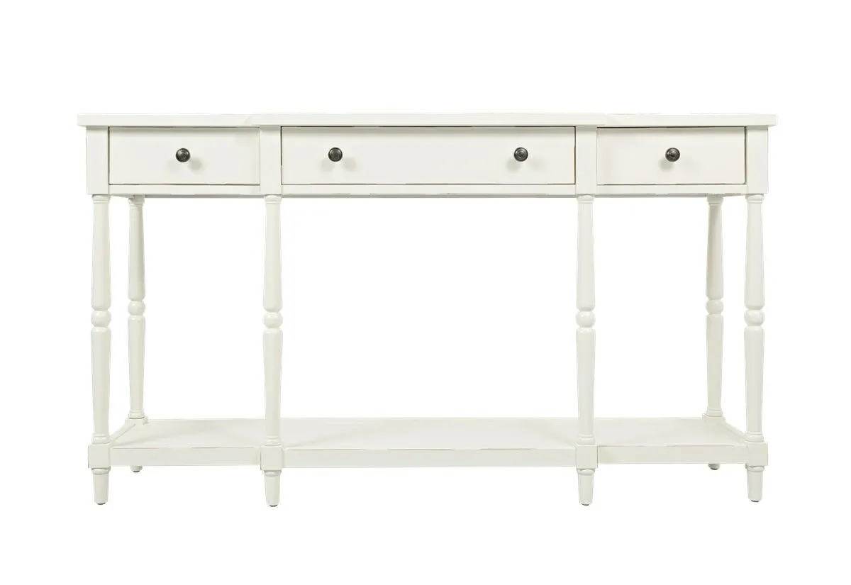 BA-LH100599-1 Av1630-60 Konsolė 3S Avola Antique White