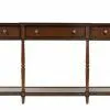 Av1632-60 Avola Konsolė 3S Avola Antique Mahogany