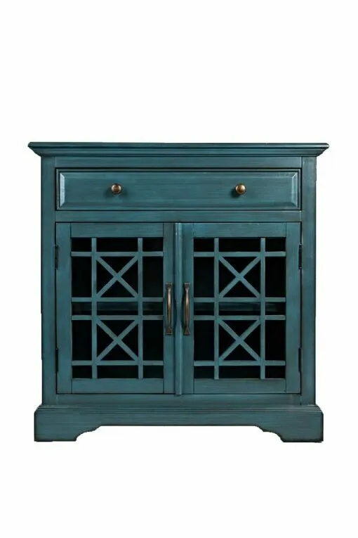 Av175-32 Komoda 2D/1S Avola Antique Blue