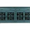 Av175-9 Komoda 4D/2S Avola Antique Blue
