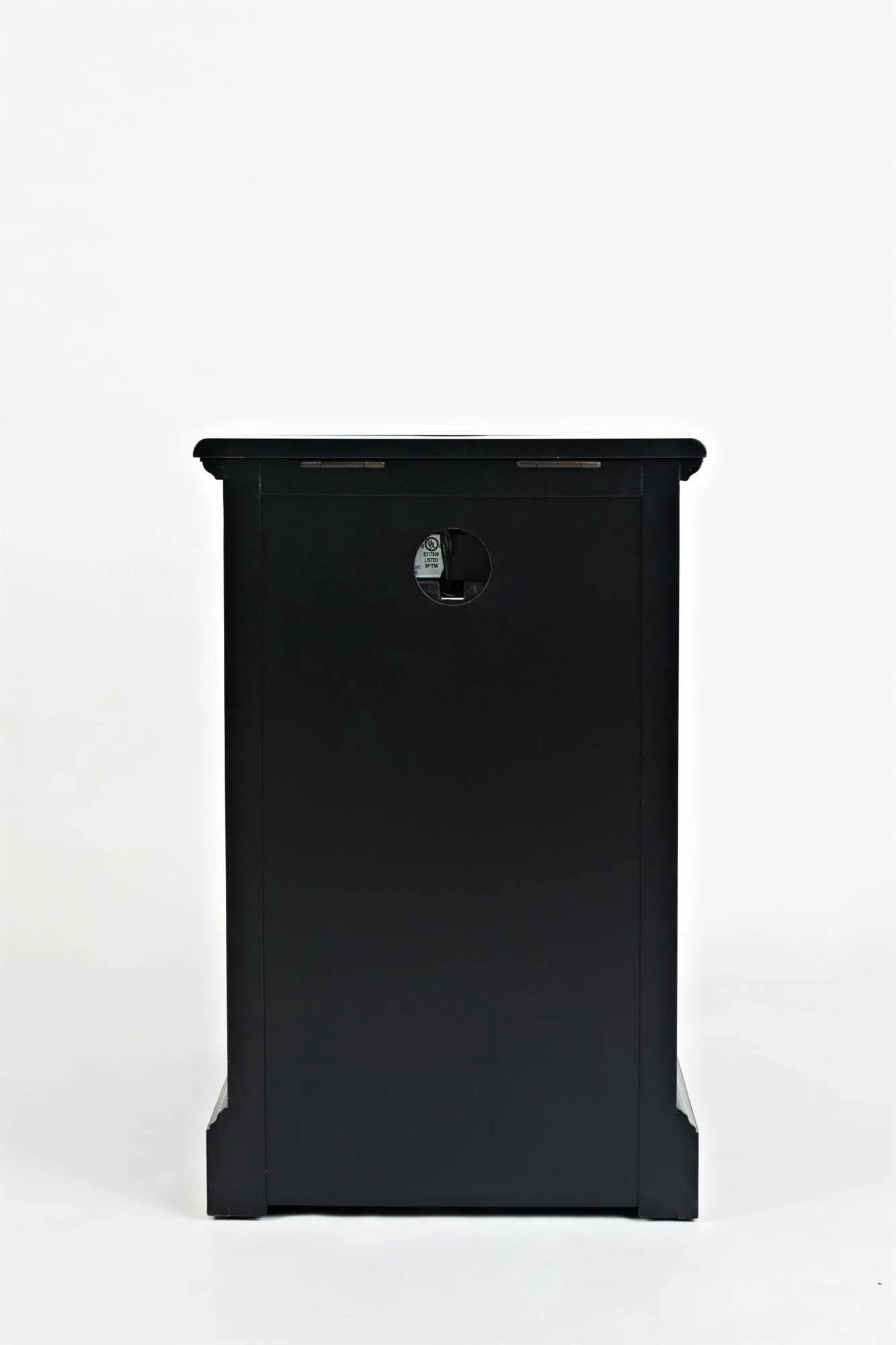 BA-LH100646-3 Avola Antique Black spintelė su viena durele ir stalčiumi