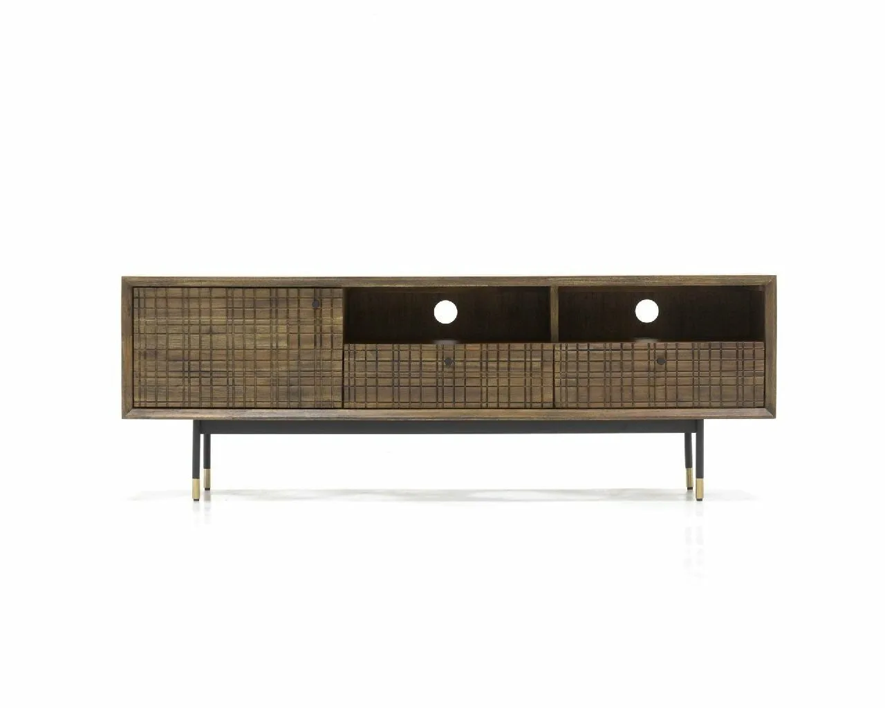 BA-LH100779-4 Modernus Maze L01-160 TV staliukas su lentynomis