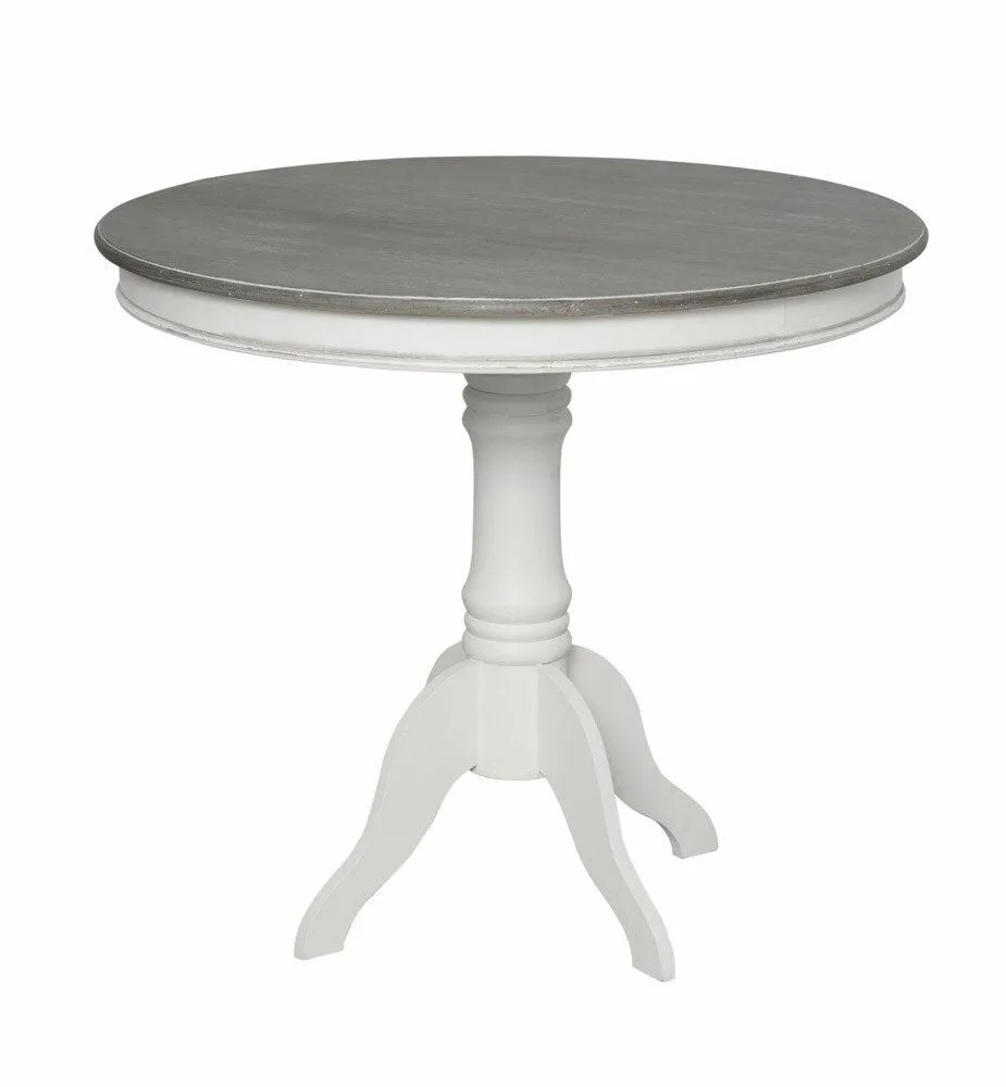 BA-LH100824-1 Rimini White 116 Stalas apvalus