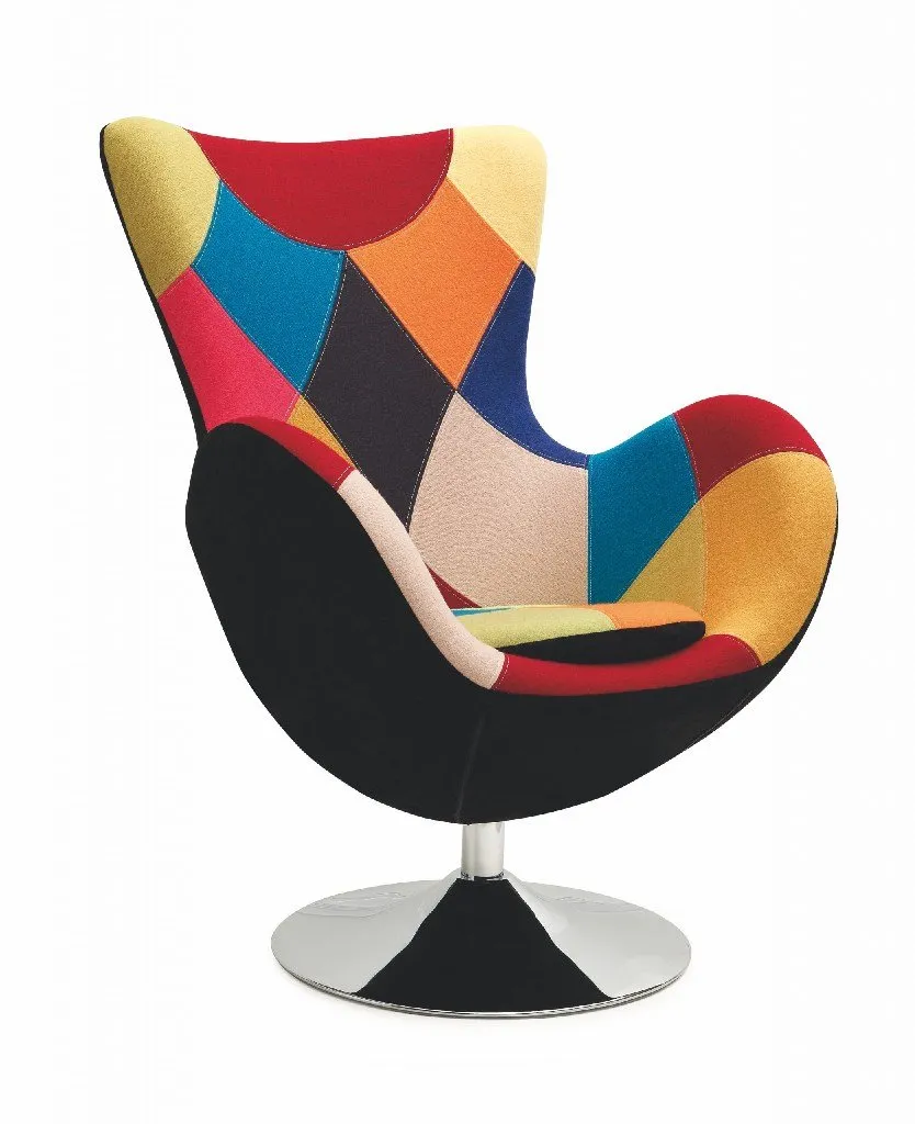 ZO-ZF100154-1 Spalvinga Butterfly kėdė multicolor interjere su moderniu dizainu