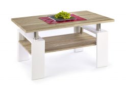 DIANA H MDF coffee table spalva: sonoma oak/white