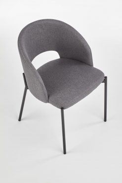 K373 chair, spalva: grey