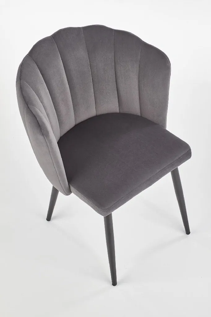 ZO-ZF100807-10 Pilka K386 kėdė stilingam moderniam interjerui