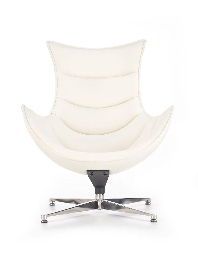 ZO-ZF100972-8 Balta LUXOR leisure kėdė moderniam poilsiui lauke