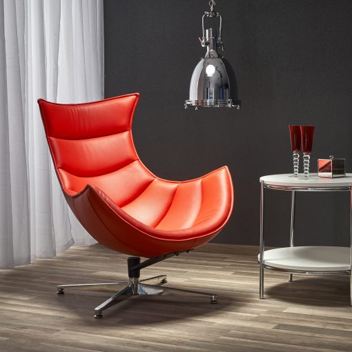 LUXOR leisure chair, spalva: red