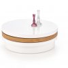 MICHELLE c. table, spalva: white / golden oak