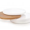 MICHELLE c. table, spalva: white / golden oak