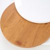 MICHELLE c. table, spalva: white / golden oak