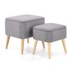 PULA set of two stools, spalva: grey
