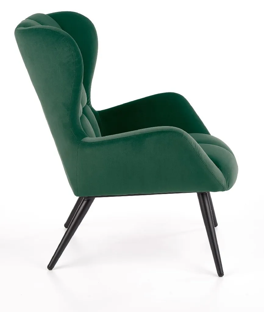 ZO-ZF101387-2 Tamsiai žalios TYRION l. chair fotelis moderniame interjere