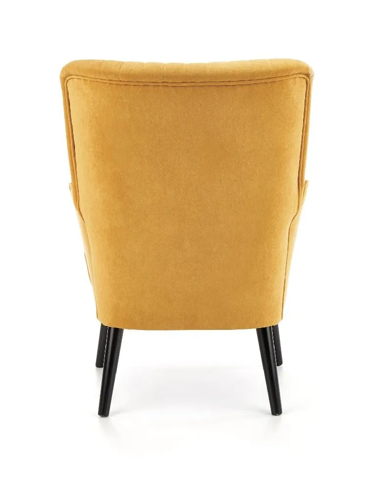 ZO-ZF101591-8 Mustard spalvos DELGADO kėdė moderniam interjerui