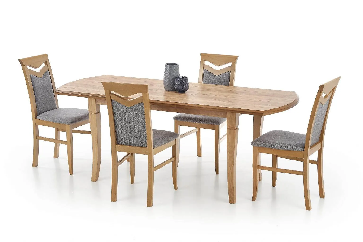 ZO-ZF101613-1 FRYDERYK 160/240 cm extension table spalva: craft oak
